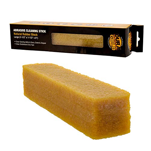 Dura-Gold Schleif-Reinigungsstab für Schleifscheiben, Schleifpapiergürtel, Skateboards – 20,3 cm langer Naturkautschuk-Radierstift – Griffbandreiniger, Schmutz, Schmutz, Schmutz, Schmutz – saubere von Dura-Gold
