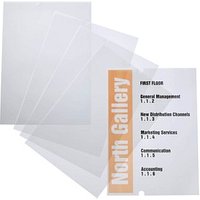 DURABLE Einsteckfolien für Türschilder CRYSTAL SIGN REFILL 21,0 x 29,7 cm, 10 St. von Durable