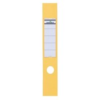 10 DURABLE Ordneretiketten ORDOFIX® gelb für 7,0 cm Rückenbreite von Durable