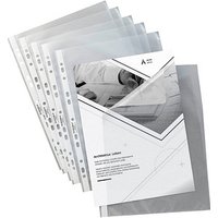 10 DURABLE Prospekthüllen DIN A4 transparent genarbt 0,06 mm von Durable