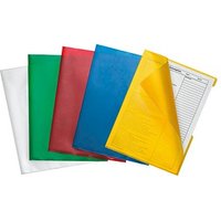 DURABLE Sichthüllen DIN A4 farbsortiert genarbt 0,12 mm, 10 St. von Durable