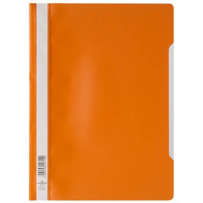 10 x Durable Schnellhefter / Sichthefter DIN A4 - orange 10 x Durable Schnellhefter / Sichthefter DIN A4 - orange von Durable