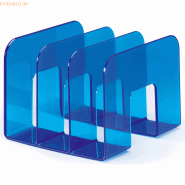 2 x Durable Katalogsammler Trend 3 Fächer blau transluzent von Durable