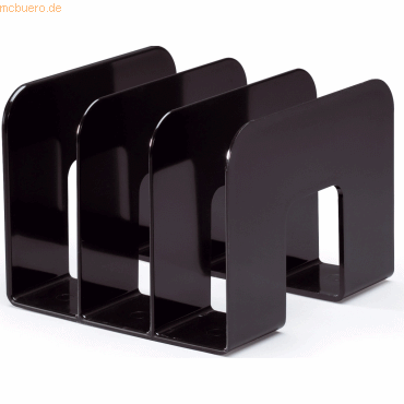 2 x Durable Katalogsammler Trend 3 Fächer schwarz von Durable