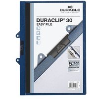 25 DURABLE Klemmhefter 30 EASY FILE  dunkelblau von Durable