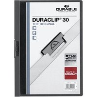 25 DURABLE Klemmhefter DURACLIP  anthrazit von Durable