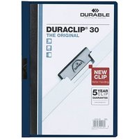 25 DURABLE Klemmhefter DURACLIP  nachtblau von Durable