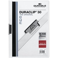 25 DURABLE Klemmhefter DURACLIP  weiß von Durable