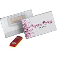 25 DURABLE Namensschilder mit Magnet 7,5 x 4,0 cm von Durable