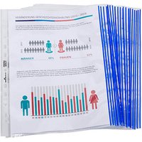 25 DURABLE Prospekthüllen PREMIUM DIN A4 blau klar 0,08 mm 25 DURABLE Prospekthüllen PREMIUM DIN A4 blau klar 0,08 mm von Durable