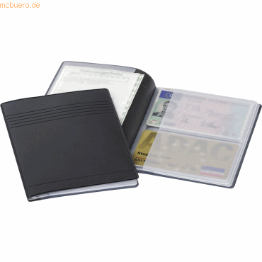 25 x Durable Ausweishülle / Kreditkartenhülle für 4 Ausweise bzw. Kart von Durable
