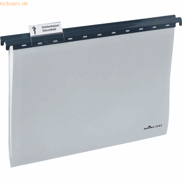 25 x Durable Hängemappe A4 PP grau 25 x Durable Hängemappe A4 PP grau von Durable