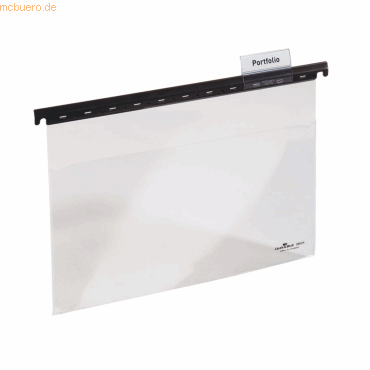 25 x Durable Hängesichttasche A4 Kunststoff transparent von Durable