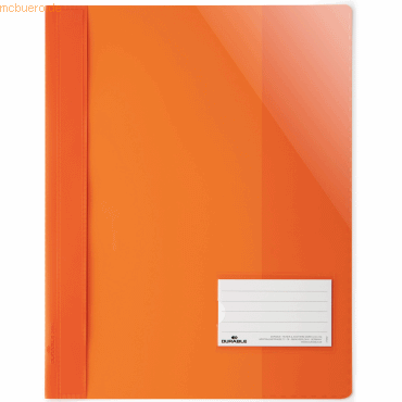 25 x Durable Sichthefter A4+ Kunststoff 244x310mm orange von Durable