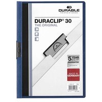 5 DURABLE Klemmhefter DURACLIP  dunkelblau von Durable