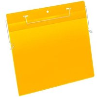 50 DURABLE Drahtbügeltaschen gelb 31,1 x 28,0 cm von Durable