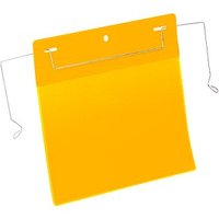 50 DURABLE Drahtbügeltaschen gelb 22,3 x 21,8 cm von Durable