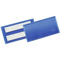 DURABLE Etikettentaschen blau 10,0 x 3,8 cm, 50 St. DURABLE Etikettentaschen blau 10,0 x 3,8 cm, 50 St. von Durable