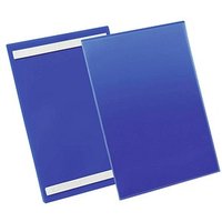 50 DURABLE Etikettentaschen blau 23,3 x 31,3 cm von Durable