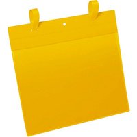 50 DURABLE Gitterboxtaschen gelb 31,1 x 44,2 cm von Durable