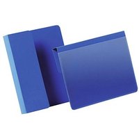 50 DURABLE Kennzeichnungstaschen blau 16,8 x 21,6 cm von Durable