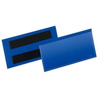 50 DURABLE Magnettaschen blau 11,3 x 5,3 cm von Durable