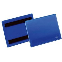 50 DURABLE Magnettaschen blau 16,3 x 12,0 cm von Durable