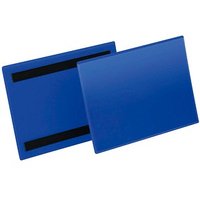50 DURABLE Magnettaschen blau 22,3 x 16,3 cm von Durable