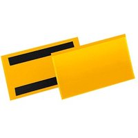 50 DURABLE Magnettaschen gelb 16,3 x 8,8 cm von Durable