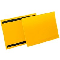 50 DURABLE Magnettaschen gelb 31,1 x 22,5 cm von Durable