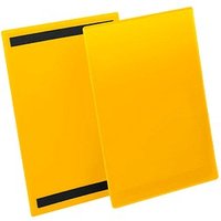 50 DURABLE Magnettaschen gelb 23,3 x 31,3 cm von Durable
