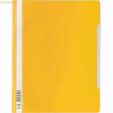 50 x Durable Sichthefter A4+ PVC-Hartfolie gelb von Durable