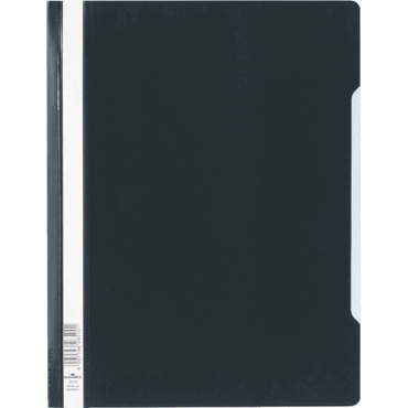 50 x Durable Sichthefter A4+ PVC-Hartfolie schwarz von Durable