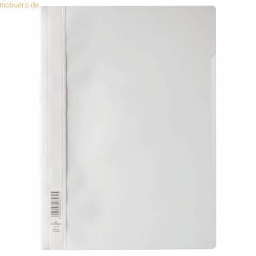 50 x Durable Sichthefter A4 PP weiß von Durable