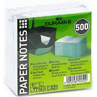 DURABLE Notizzettel lose weiß 9,0 x 9,0 cm, ca. 500 Blatt, 1 Pack von Durable