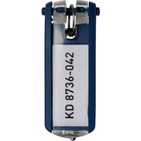 DURABLE Schlüsselanhänger KEY CLIP blau, 6 St. von Durable