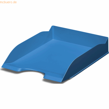 6 x Durable Briefablageschale Eco recycelter Kunststoff A4 blau von Durable