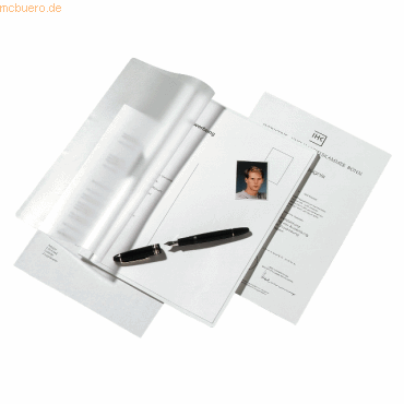 8 x Durable Bewerbungsmappensystem Profi 3 Mappen+Papier und Broschüre von Durable