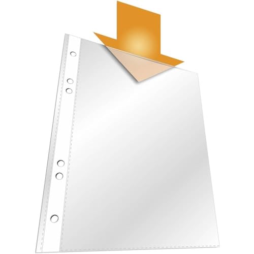 DURABLE 265019 Hunke & Jochheim Prospekthülle, oben offen, DIN A5, PP, transparent, 25 Stück von Durable