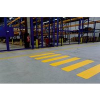 DURABLE Bodenmarkierungsband Zebrastreifen 200/05 gelb 200,0 x 1200,0 mm von Durable