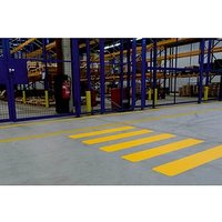 DURABLE Bodenmarkierungsband Zebrastreifen 200/05 gelb 200,0 x 1200,0 mm von Durable