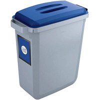 DURABLE Durabin 60 Mülleimer 60,0 l grau, blau von Durable
