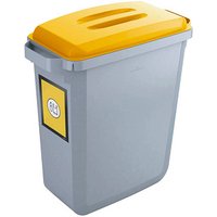 DURABLE Durabin 60 Mülleimer 60,0 l grau, gelb von Durable