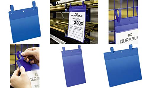 DURABLE Durable Kennzeichnungstasche für Gitterboxen - A4 quer, 50 Stück; Packungsinhalt: 50 Stück DURABLE Durable Kennzeichnungstasche für Gitterboxen - A4 quer, 50 Stück; Packungsinhalt: 50 Stück von Durable