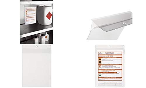 DURABLE Hänge-Sichttasche, DIN A5, Hochformat, PP, genarbt, Sie erhalten 1 Packung, Packungsinhalt: 10 Stück DURABLE Hänge-Sichttasche, DIN A5, Hochformat, PP, genarbt, Sie erhalten 1 Packung, Packungsinhalt: 10 Stück von Durable