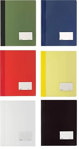 DURABLE Hunke & Jochheim Schnellhefter DURALUX®, für A4 Überbreit, 280x332mm (6 Farben sortiert) von Durable