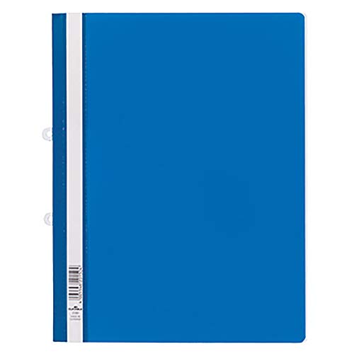 DURABLE Hunke & Jochheim Sichthefter mit Abheftschieber, Hartfolie, 0,16 mm, DIN A4, 280 x 330 mm, blau von Durable