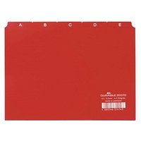 DURABLE Karteikartenregister A-Z rot von Durable