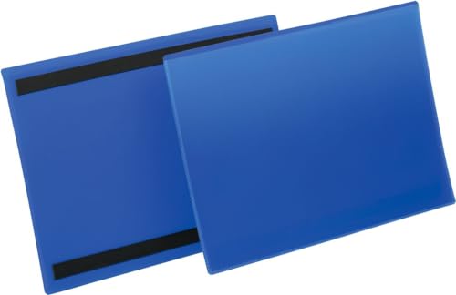 DURABLE Kennzeichnungstasche, magnetisch, DIN A4 quer, blau, Sie erhalten 1 Packung, Packungsinhalt: 50 Stück DURABLE Kennzeichnungstasche, magnetisch, DIN A4 quer, blau, Sie erhalten 1 Packung, Packungsinhalt: 50 Stück von Durable