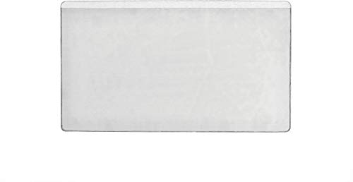 DURABLE Klebetasche Pocketfix®, 105 x 65 mm, innen: 101 x 61 mm, farblos (100 Stück), Sie erhalten 1 Packung á 100 Stück von Durable